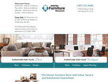 Tablet Screenshot of ifr-furniture.com